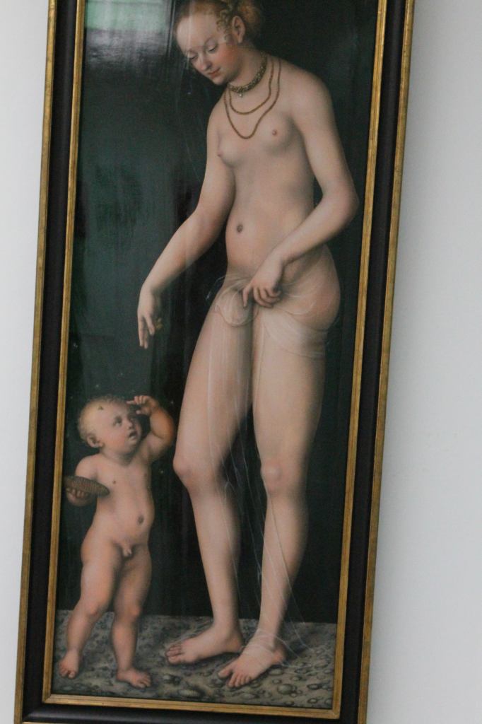 Venus with Amor the honey thief -  Lucas Cranach de Oudeafter - 1537 