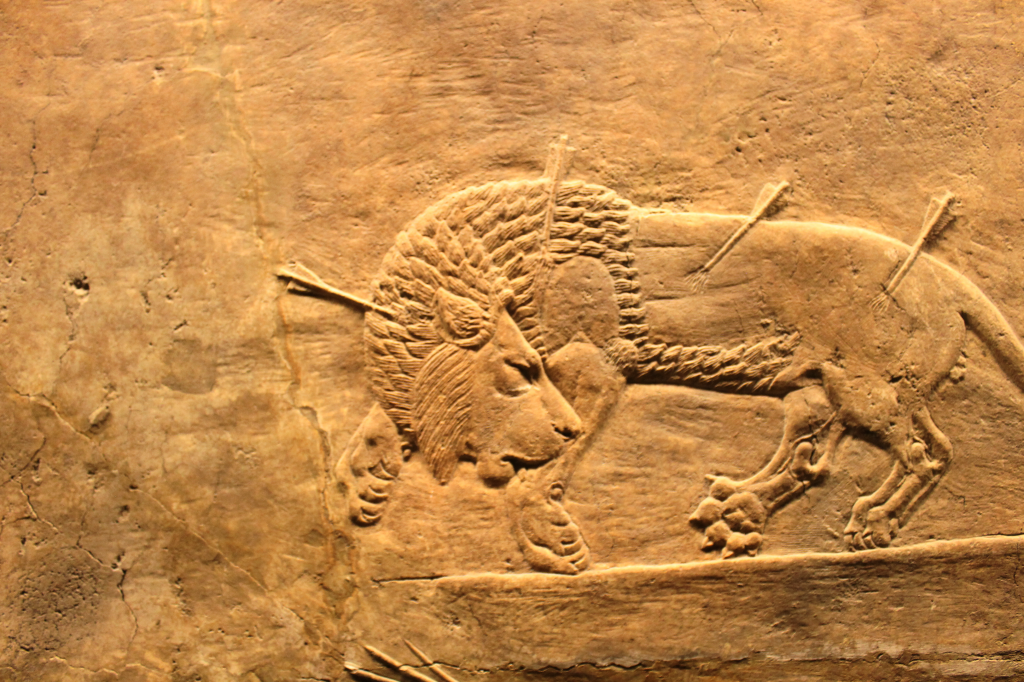 Assyrian Lion Hunt
