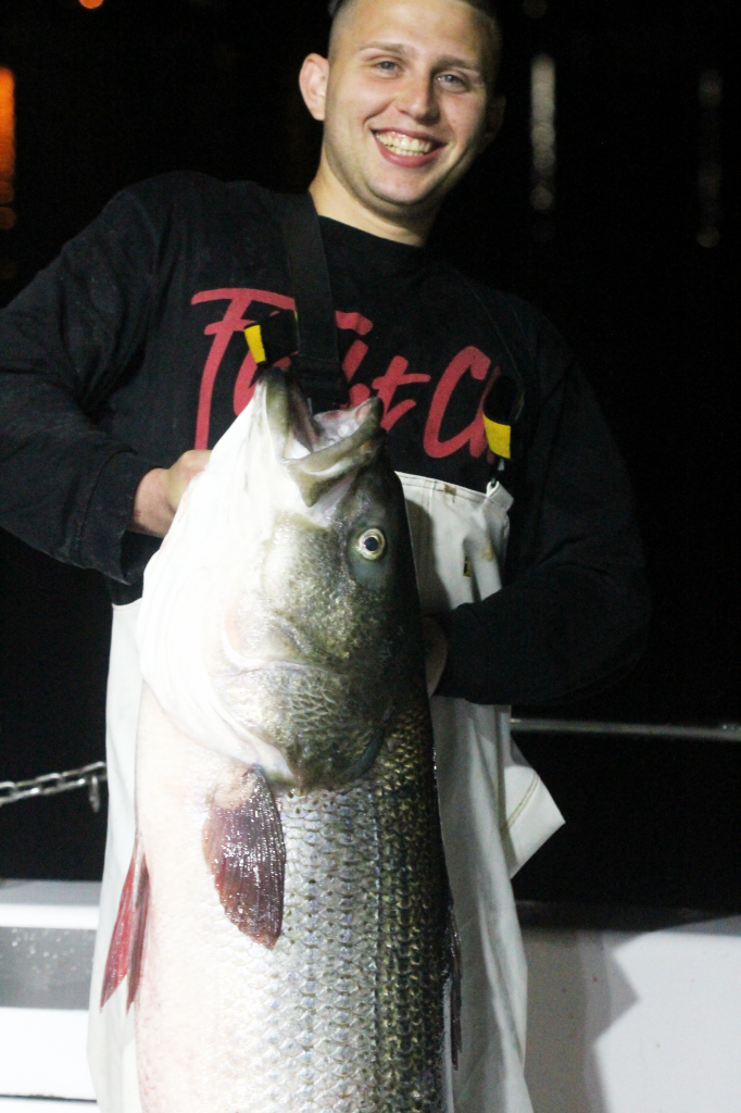 ALEX and his 52 pound Striped Bass