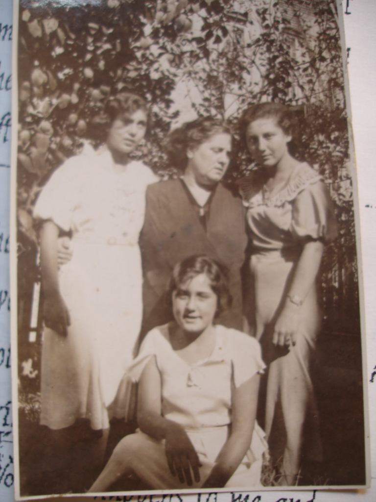 Rose and her daughters, Esther, Hilda and Ruth Barcan