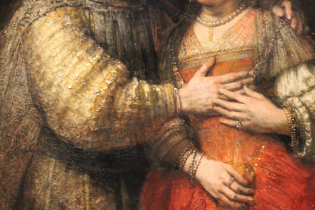 Rembrandt - Jewish Bride close up